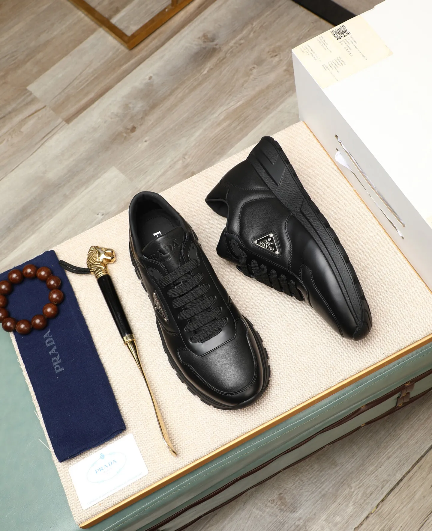 Men's shoes 💰540 🌹🌹[PRADA—Prada] 2025 latest model 🙈original replica! 👟👟👟Available here. The workmanship is top-notch. The upper is made from Italy. 🇮🇹Imported first-layer cowhide. ❗️Breathable genuine leather lining @Suitable for travel. The original version has an enlarged engraved sole, making it suitable for all kinds of travels, showing low-key luxury. Let quality speak for itself. Color: Size: 38-45